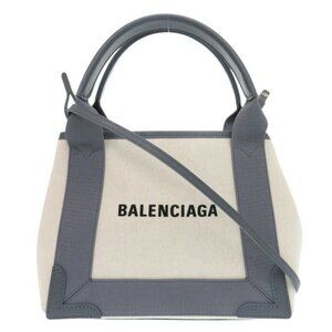 BALENCIAGA Beige Leather Pouch